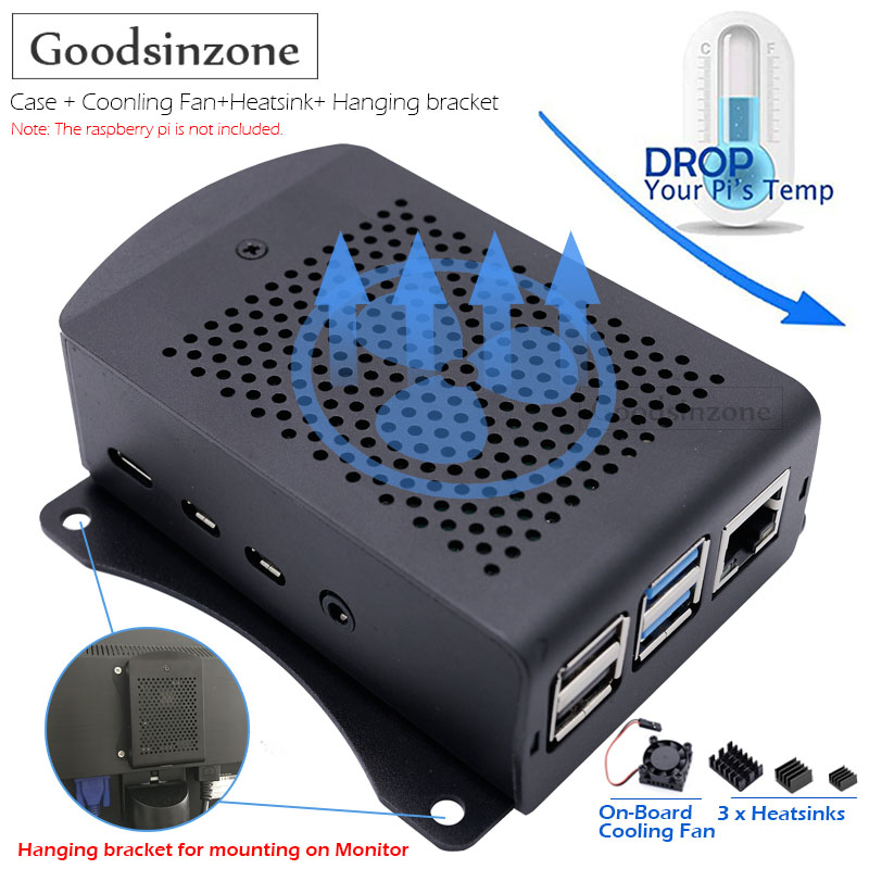 Raspberry Pi 4 Model B Aluminu - Argon One V3 M.2 Nvme Case 评论和价格