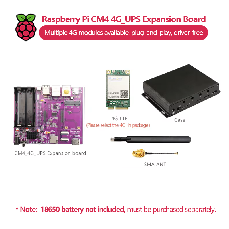 Raspberry Pi CM4 4G_UPS Uninte - Raspberry Pi Uninterrupted Power Supply Ups 18650 评论和价格